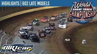 World Short Track Championship 602 Late Models Dirt Track at Charlotte October 29 2022  HIGHLIGHTS [upl. by Oelc]