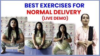 Best Exercises for Normal Delivery Live Demo Dr Asha Gavade [upl. by Chrysler148]