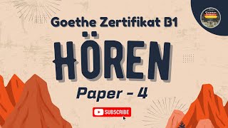 Goethe Zertifikat B1 Exam Modelltest  Paper  4  Hören mit Lösungen  German Samosa [upl. by Gord]