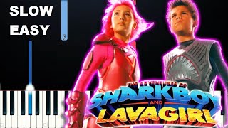 The adventures of sharkboy and lavagirl  Dream SLOW EASY PIANO TUTORIAL [upl. by Akemot]