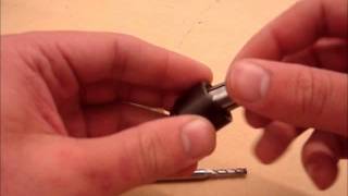 How to fit and remove a collet from a router [upl. by Aruol958]