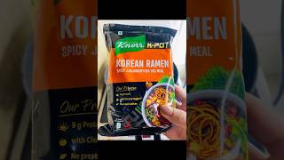 Reviewing knorr spicy jjajangmyeon veg noodles🍜knorr jjajangmyeon spicynoodles koreanramen fun [upl. by Luehrmann]