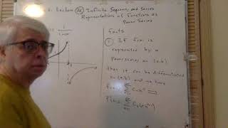 Lecture 36 Sequences and Series Representations of Functions as Power Series [upl. by Yeleak]