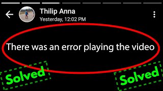 Fix There was an error playing the video in whatsapp status  status video not playing problem fixed [upl. by Anaerb]