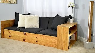 DIY Sofa Bed  Turn this sofa into a BED [upl. by Refotsirhc]