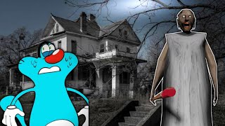 Oggy Horror Game  Oggy And The Cockroaches  Oggy Cartoon  Oggy Movie  Granny Horror Gameplay [upl. by Dirrej433]