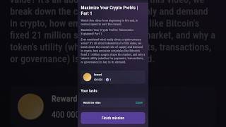 Maximize your crypto profit  part 1  tapswap code maximize your crypto profit part 1 tapswap code [upl. by Arch]