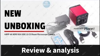 The best microscope camera in 202348MP 4K HDMI Microscope Camera Reviewchinaphonefix [upl. by Weatherley]