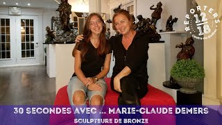 Capsule 30 secondes Lapparence physique avec Marie Claude Demers  sculpteure de bronze [upl. by Avilo]