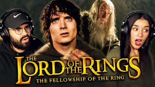 Our first time watching THE LORD OF THE RINGS THE FELLOWSHIP OF THE RING 2001 blind movie reaction [upl. by Narcis]