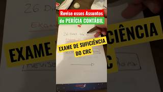 🔴 Perícia Contábil REVISE ISSO  PROVA DO CRC examedesuficiencia contabilidade [upl. by Petigny480]