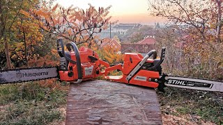 Having some fun with Husqvarna 365 XTorq and Husqvarna 372 XTorq [upl. by Lipman]