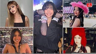 Blackpink Lisa to Pharita Babymonster and 10 Celebrities Seen at Taylor Swift Concert in Singapore [upl. by Ainelec]