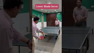 Serve tricks for beginners in table tennis shorts tabletennis [upl. by Shrier]