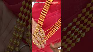 1gm pure gold necklace Shop Redhills Revathi Stores Chennai [upl. by Eyks]