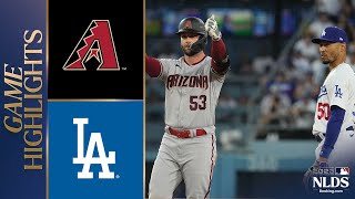 Dbacks vs Dodgers Game 1 Highlights 10723  MLB Highlights [upl. by Willamina]