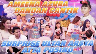 AMEENA AZURA MAIN PLAYGROUND BIRTHDAY ARSYA GAK MAU PULANG [upl. by Ahsilahk]