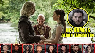 Fans React to Jon Snow being Aegon Taergeryen – Game of Thrones 7x7  The Dragon and the Wolf [upl. by Nellda]