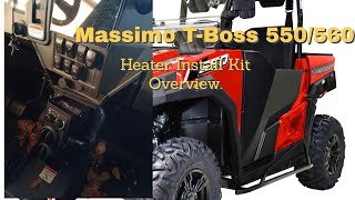 Massimo T boss 550 Heater Install [upl. by Edla]