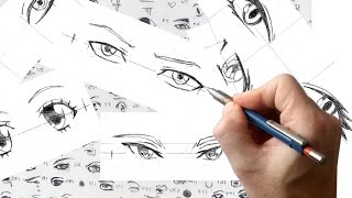 ✏️DESSINER des YEUX part 1 TUTO [upl. by Gathers991]