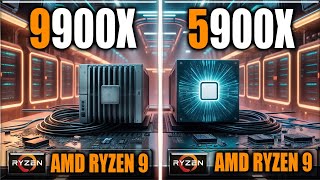 9900X vs 5900X – Gaming Benchmarks  Applications Tests [upl. by Lindahl]