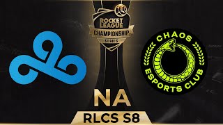 Cloud9 vs Chaos  RLCS Season 8 NA  Promotion  Relegation [upl. by Dilaw]