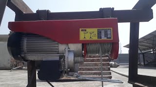 Installation of micro industrial lift or Hoist machine [upl. by Sile]