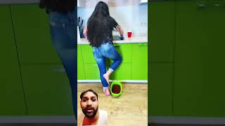 OMG I stepped on ketchup 😱 shorts Best TikTok video by MoniLina [upl. by Laertnom117]