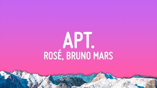 ROSÉ amp Bruno Mars  APT Lyrics [upl. by Sancho]