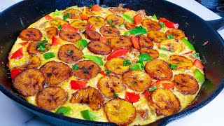 If you have Ripe Plantains make this tasty Plantain Frittata at home Easy Recipe [upl. by Nepets752]