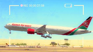 FSX Realistic HD  Spotting Jomo Kenyatta Int Airport 25 minutes [upl. by Aynotel]