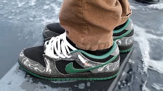 Nike SB Dunk Low QS There Skateboards Review and on Feet [upl. by Leonsis]