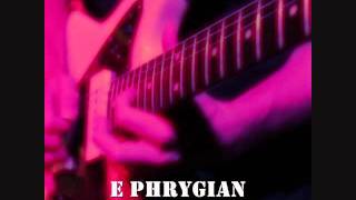 E Phrygian modescale Groove Backing Track [upl. by Gathers]