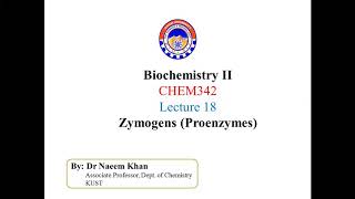 Biochemistry zymogens proenzymes by Dr naeem [upl. by Ttnerb]