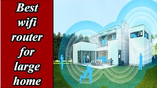 5 Best wifi router for large home  large range wifi system [upl. by Ertnod]