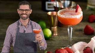 Strawberry Margarita Recipe [upl. by Eidnahs]