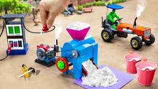 Diy diorama tractor making mini motor water pump science project drcreatorsnp [upl. by Lotte]