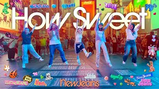 KPOP IN PUBLIC  TIMES SQUARE NewJeans  How Sweet OT5 Dance Cover [upl. by Jean]