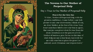 The Novena to Our Mother of Perpetual Help Day 1 Trust in Our Mother of Perpetual Help [upl. by Anahsit391]