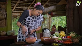 My healthy breakfast recipe  Very Soft Rice flour Breakfast Recipe with Coconut milk amp Banana [upl. by Thorr]