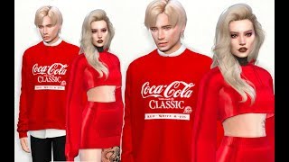 THE SIMS 4 ¦ GRUNGE SIBLINGS CAS  CC LINKS [upl. by Matthieu286]