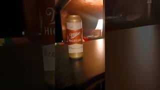 Beer review Miller High Life The Champagne of Beers youtubeshorts beerreview millerhighlife [upl. by Gwenn]