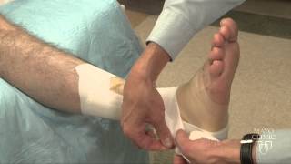 Ankle Wrapping Technique  Mayo Clinic [upl. by Lenzi]