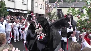 Padstow May Day Celebrations 2017 The Obby Osss ending the day around the Maypole [upl. by Woody473]