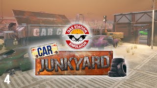 CONTRACTS  CAR JUNKYARD DLC  Gas Station Simulator  Lets Play  4 [upl. by Vic]