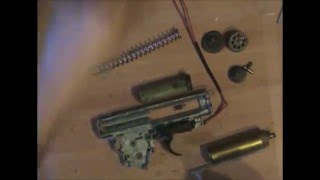 Jak smarować gearbox  OZI Airsoft 7 [upl. by Nautna]