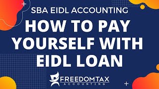 How to Pay Yourself with EIDL Loan  How Much Can You Pay Yourself with SBA EIDL Disaster Loan [upl. by Laeynad]