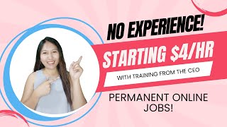 STARTING 4HR ONLINE JOB NO EXPERIENCE NEEDED  SINCERELY CATH [upl. by Munroe]