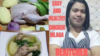 BEKITCHEN VLOG 009  EASY AND HEALTHY CHICKEN NILAGA [upl. by Inalaek]