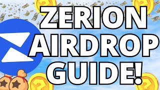 Zerion Airdrop News Zerion Airdrop Guide [upl. by Venezia311]